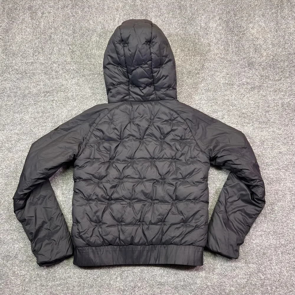 The North Face Puffer Jacket Girls M (10/12) Black Hooded Insulated Winter